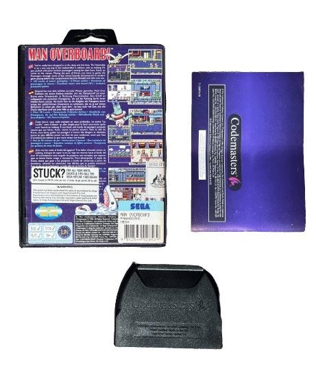 MAN OVERBOARD (Sega Mega Drive) *MINT COMPLETE* Carousel 2