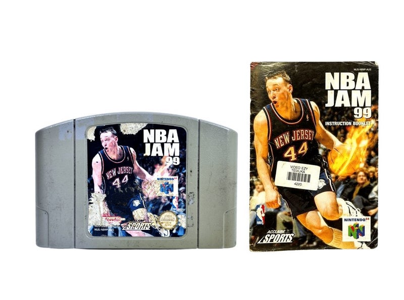 NBA Jam 99 (N64) Game + Instructions Carousel 1