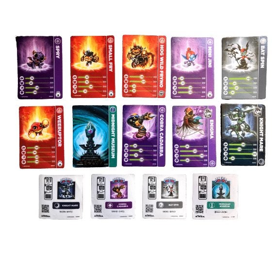 Skylanders COLLECTOR'S CARDS + STICKERS (RARE COLLECTION) Carousel 1