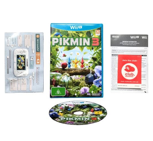 PIKMIN 3 (NZ Edition) Wii U *MINT COMPLETE* Carousel 1