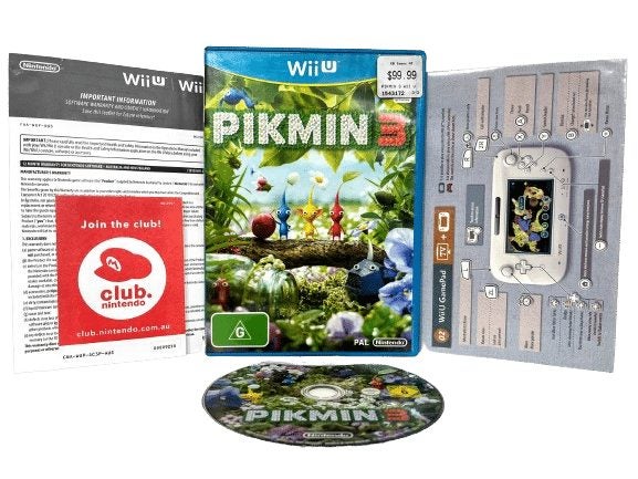 PIKMIN 3 (NZ Edition) Wii U *MINT COMPLETE* Carousel 2