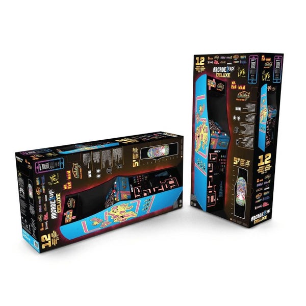RETRO Arcade1Up Ms Pac-Man & Galaga class of '81 Arcade Machine Carousel 8