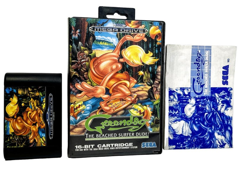 GREENDOG: The Bleached Surfer Dude (Mega Drive) PAL *COMPLETE* Carousel 1