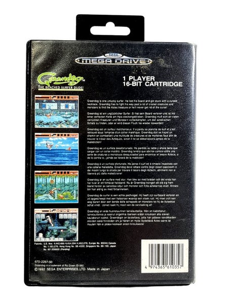 GREENDOG: The Bleached Surfer Dude (Mega Drive) PAL *COMPLETE* Carousel 3