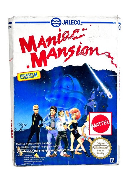 MANIAC MANSION by Lucasfilm (NES) *BOXED* Carousel 1