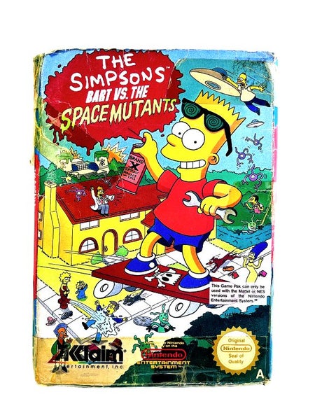 The SIMPSONS: BART vs the Space Mutants (NES) *BOXED & COMPLETE* Carousel 2