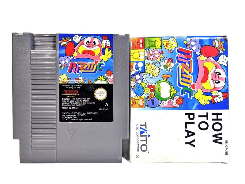 PUZZNIC (NES) Game (Manual Misplaced) Carousel 1