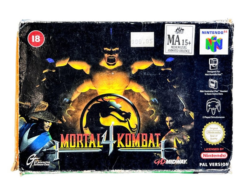 Mortal Kombat 4 Nintendo 64 N64 Game *BOXED COMPLETE* Carousel 2