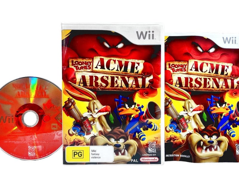 Looney Tunes Acme Arsenal (Wii) *MINT COMPLETE* Carousel 1