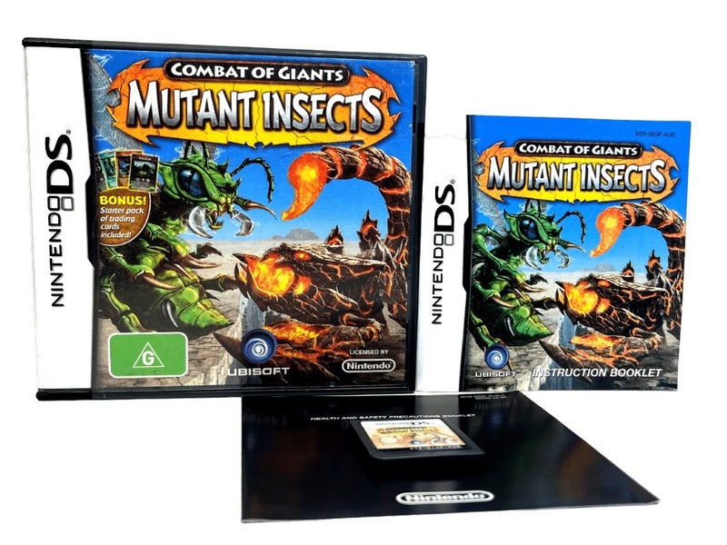 Combat of Giants: MUTANT INSECTS (NDS) *MINT COMPLETE* Carousel 1
