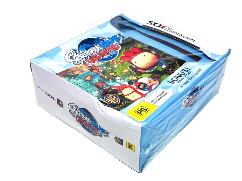 Scribblenauts Unmasked: BOXED COLLECTOR'S EDITION 3DS *NEW SEALED* Carousel 2