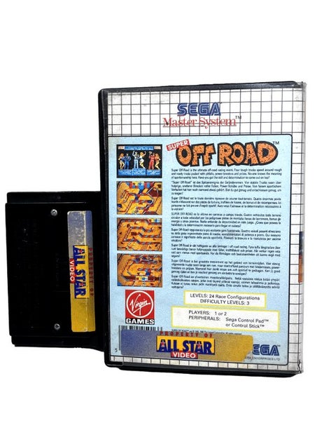 SUPER OFF ROAD (Super OffRoad / Off-Road) Sega Master System Carousel 5