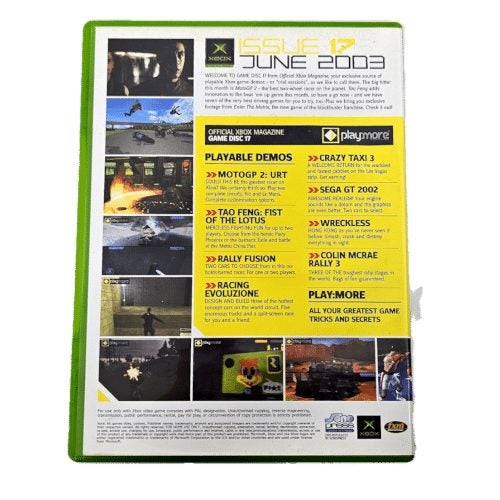 Xbox Playable Demo Disc (Driving Games Edition) Carousel 4