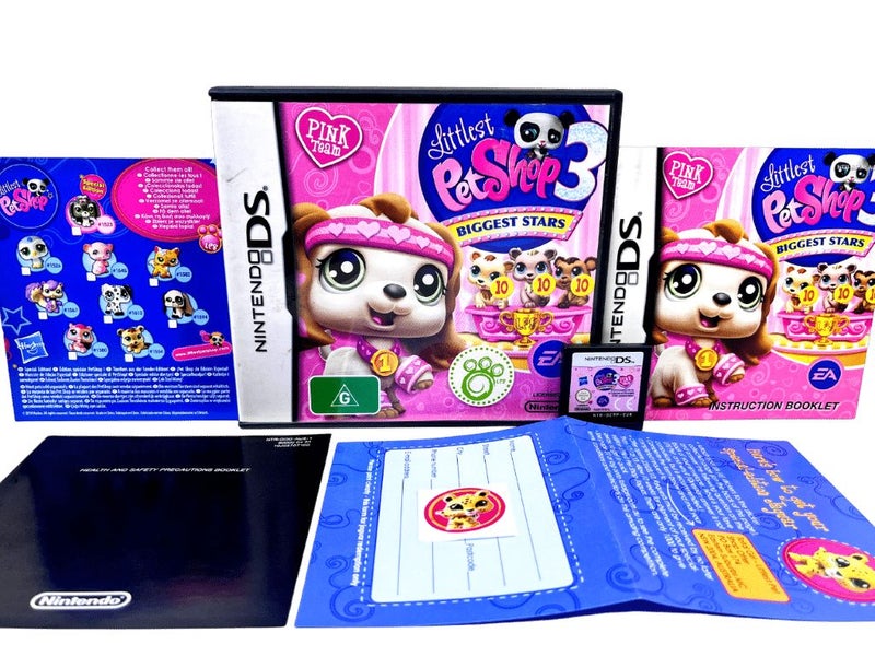 Littlest Petshop 3 Biggest Stars PINK TEAM (DS) *MINT COLLECTOR'S* Carousel 1