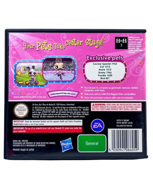 Littlest Petshop 3 Biggest Stars PINK TEAM (DS) *MINT COLLECTOR'S* Carousel 2