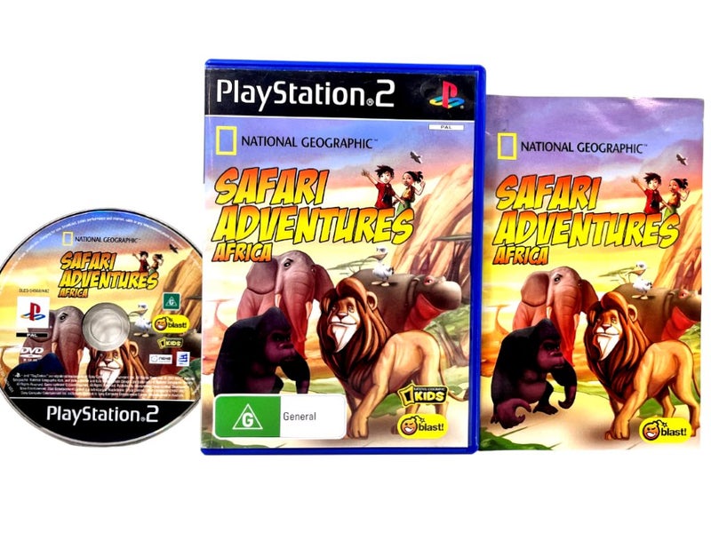 Safari Adventures Africa (PS2 - RARE NZ PRINT) *MINT COMPLETE* Carousel 1