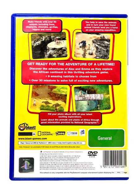 Safari Adventures Africa (PS2 - RARE NZ PRINT) *MINT COMPLETE* Carousel 2