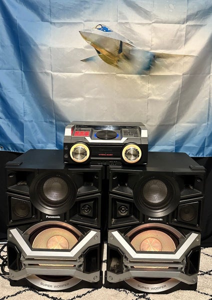 Panasonic Max-770 3300w Rms Rgb Lights Huge 15"subs USB CD Bluetooth AUX IN Carousel 1