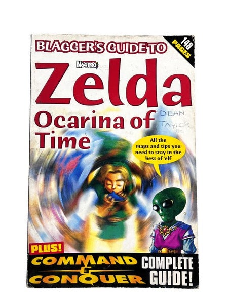 The Legend of Zelda Ocarina of Time OFFICIAL BLAGGER'S GUIDE BOOK Carousel 1