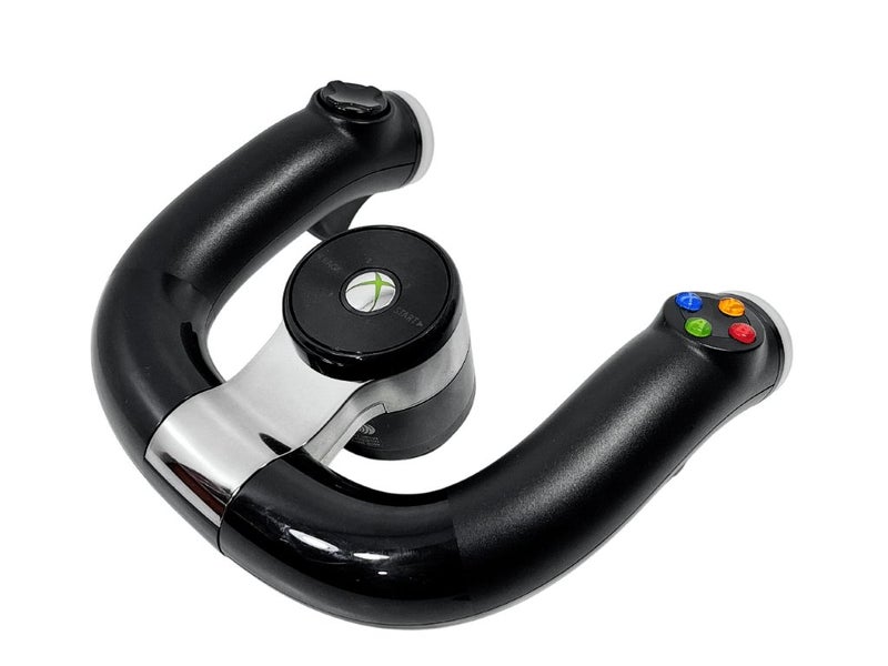 Genuine Microsoft Xbox 360 WIRELESS RACING WHEEL Controller (Model 1470) Carousel 1