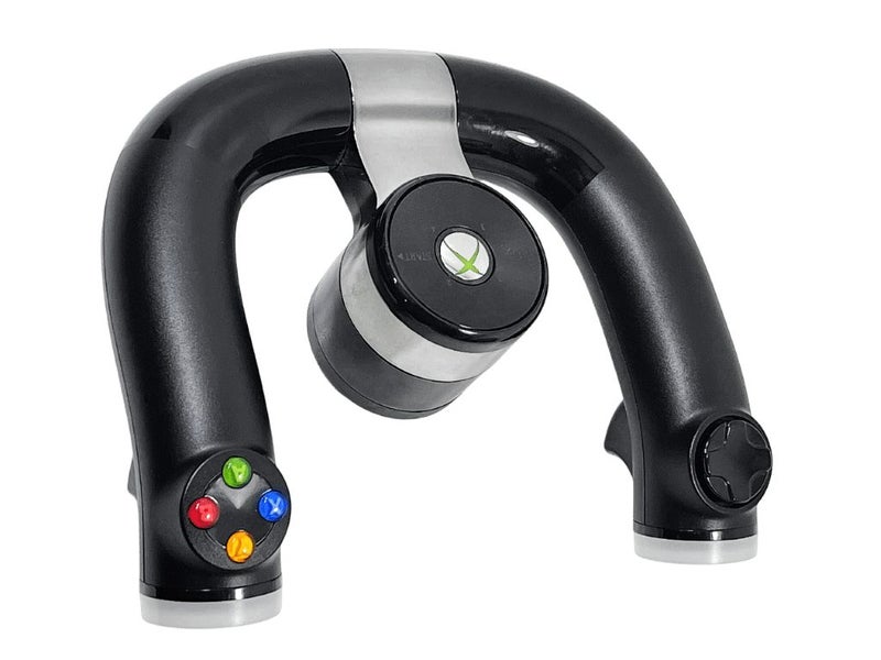 Genuine Microsoft Xbox 360 WIRELESS RACING WHEEL Controller (Model 1470) Carousel 2