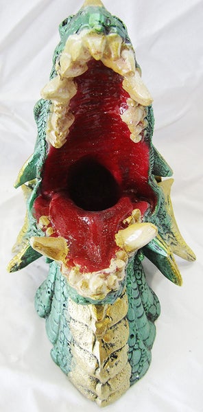 Green and gold dragon wine bottle holder (MK116) Carousel 4