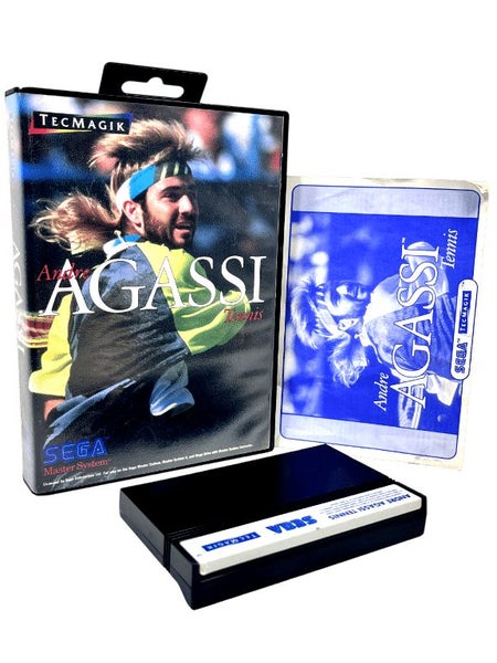 Andre Agassi Tennis (Sega Master System) *MINT COMPLETE* Carousel 1