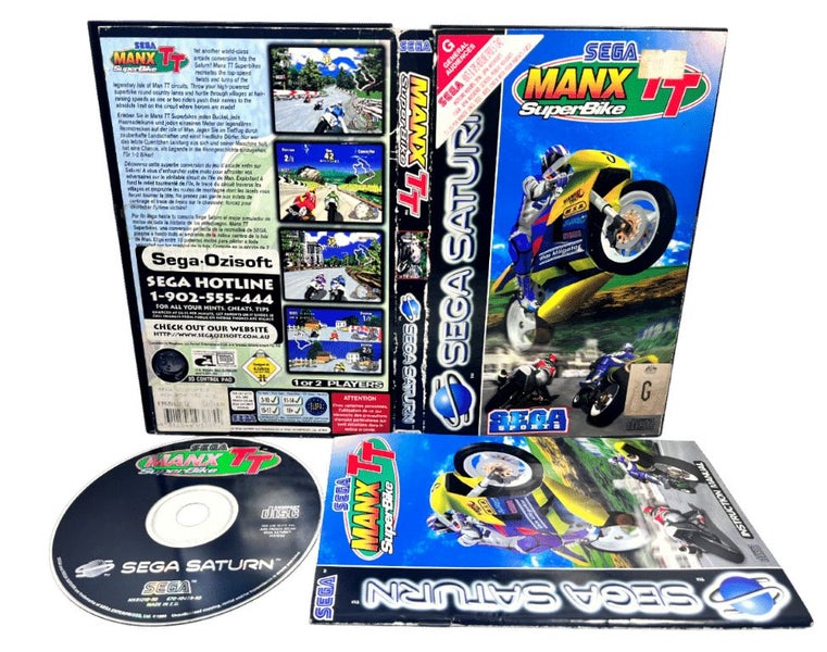 MANX SUPERBIKE TT (Sega Saturn) *COMPLETE* Carousel 1