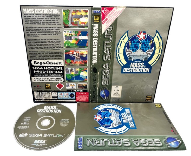 Mass Destruction (Sega Saturn - PAL) *TIDY + COMPLETE* Carousel 1