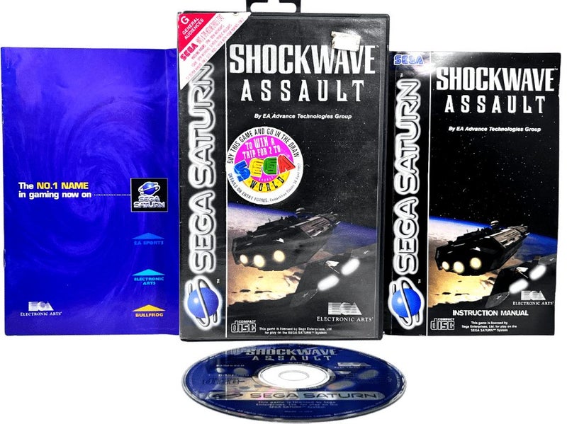 Shockwave Assault (Sega Saturn) *MINT COMPLETE* Carousel 1