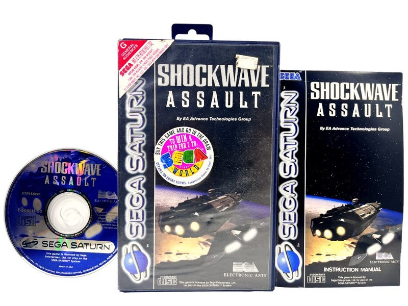 Shockwave Assault (Sega Saturn) *MINT COMPLETE* Carousel 4