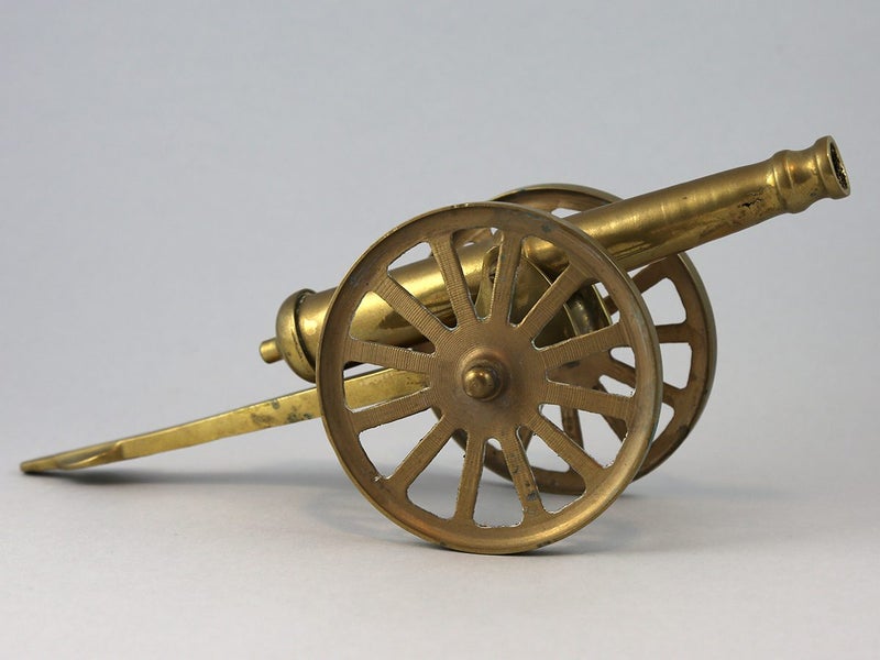 Solid Brass Ornamental Cannon Carousel 1