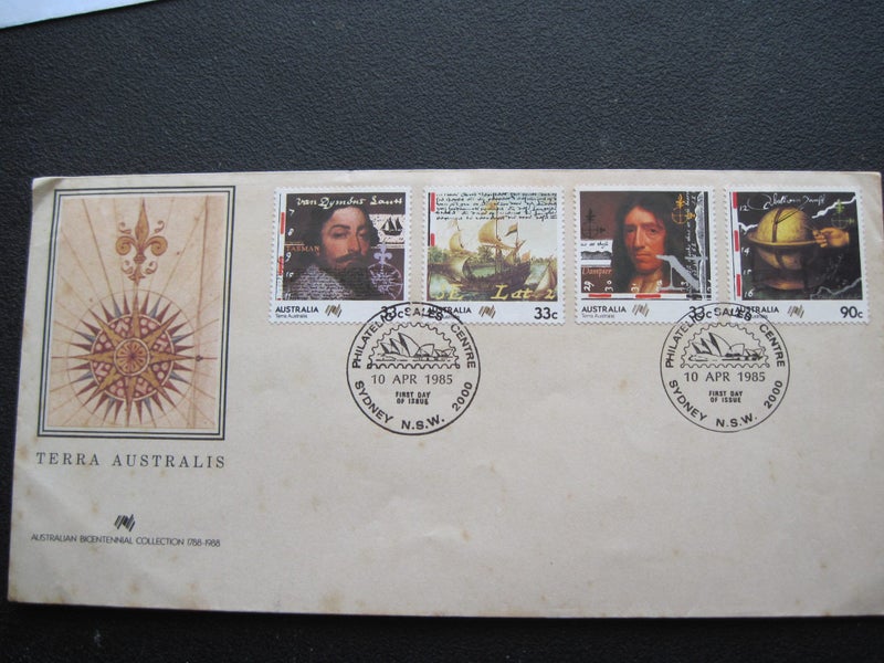 Australian Bicentennial Part 2 1985 (1247) 4 stamps 1st Day Cover Carousel 1