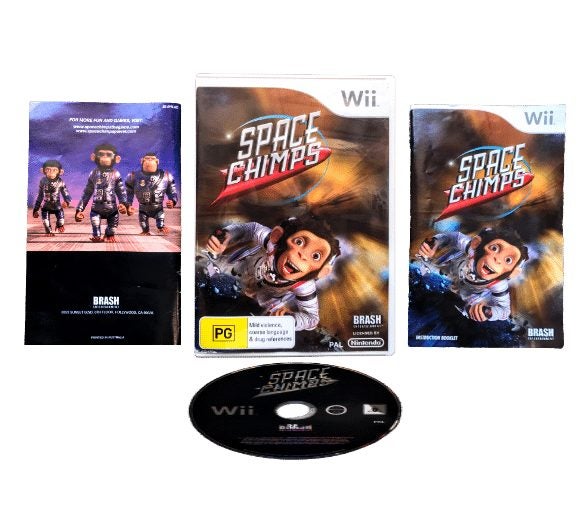 Space Chimps (Wii) *MINT COMPLETE* Carousel 1