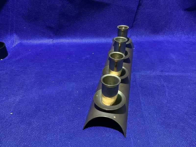 Brass candle holders hold 4 candles 800G Carousel 1