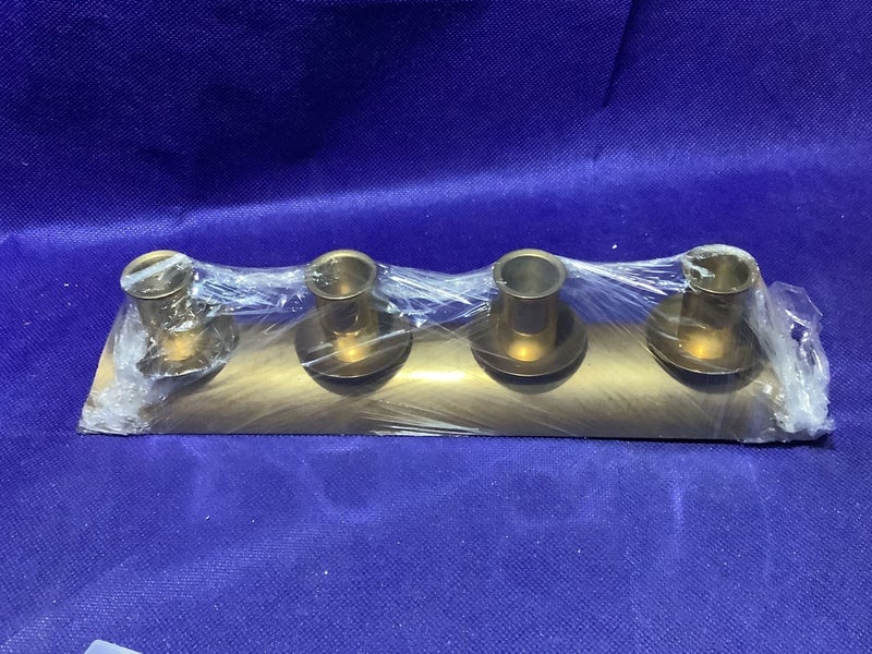Brass candle holders hold 4 candles 800G Carousel 17