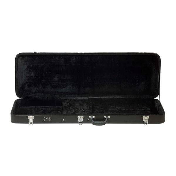 Artist REBC300RC Black Bass Guitar Hard Case w/ Lock Carousel 2