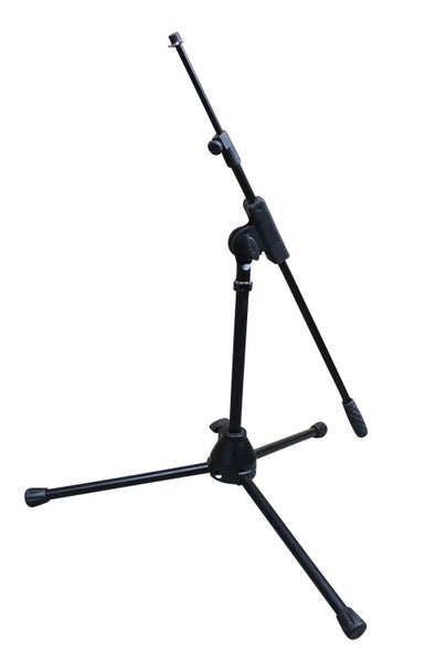 Artist MS010 Small Black Mic Stand w/ Short Telescopic Boom Carousel 1