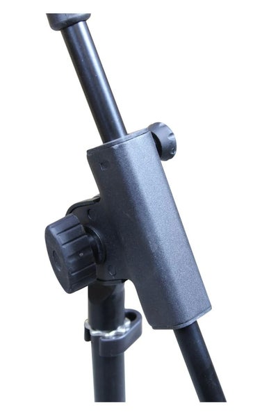 Artist MS010 Small Black Mic Stand w/ Short Telescopic Boom Carousel 3