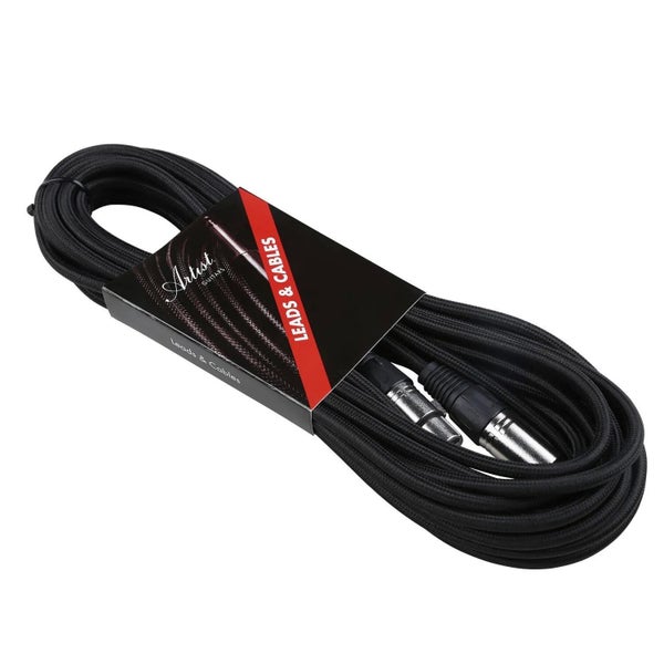 Artist MCD30XX 30ft (9m) Deluxe Mic Cable/Lead XLR-XLR Carousel 2