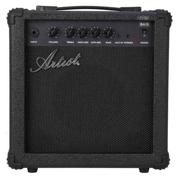 Artist BA15 15W Bass Guitar Amp w/ mp3 Input Carousel 1