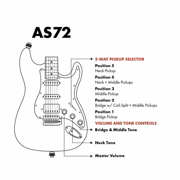 Artist AS72 Red Paisley Aged Electric Guitar w/ Hand-Made Pickups Carousel 7