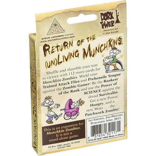 Munchkin Zombies 2 Armed and Dangerous Board Game Carousel 2