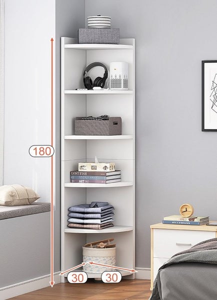 Bookshelve Corner Cabinet 30cm Carousel 1