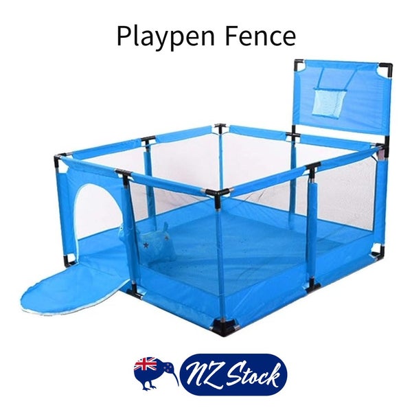 Baby Playpen 8 Panels Play Pen Yard Fence (Blue) Carousel 7