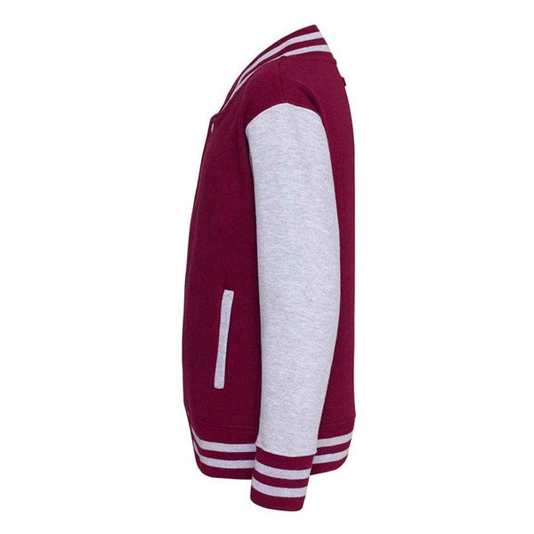 Awdis Childrens/Kids Varsity Jacket Carousel 1