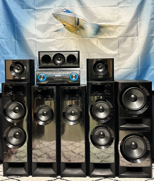 Sony Muteki STR-KM7 2012W System 2 10" Subs Remote!! Carousel 1