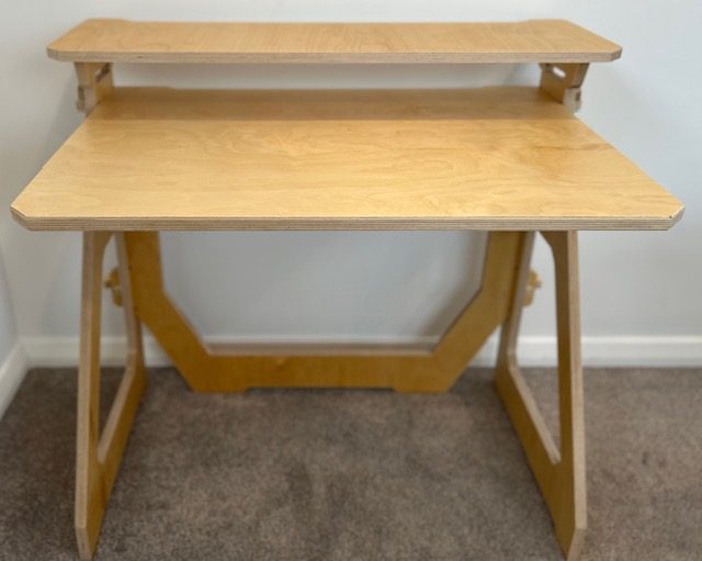 WORK FROM HOME DESK - Sitting Desk w/Top Shelf - Set up twice!! Carousel 1