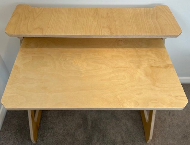 WORK FROM HOME DESK - Sitting Desk w/Top Shelf - Set up twice!! Carousel 2