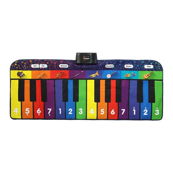 Bopeep Keyboard Playmat Kids Dance Music Mat Floor Piano Toys Carpet Education Carousel 1